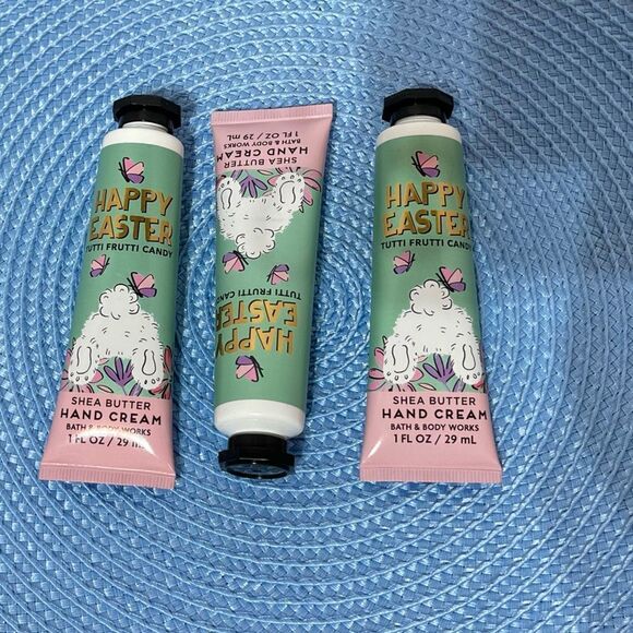 BBW Happy Easter Tutti Frutti Candy Hand Cream set of 3 NWT - Picture 1 of 3
